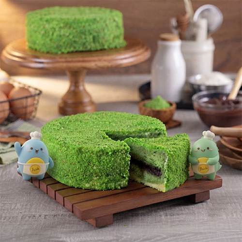 Greentea Patata berwarna hijau matcha