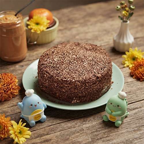 Tiramisu Patata dengan taburan bubuk kopi cokelat